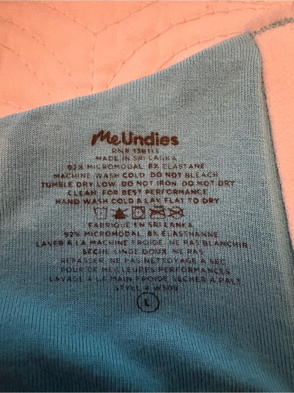 NWOT MeUndies Unlined Underwire Bralette sz L - Picture 7 of 7